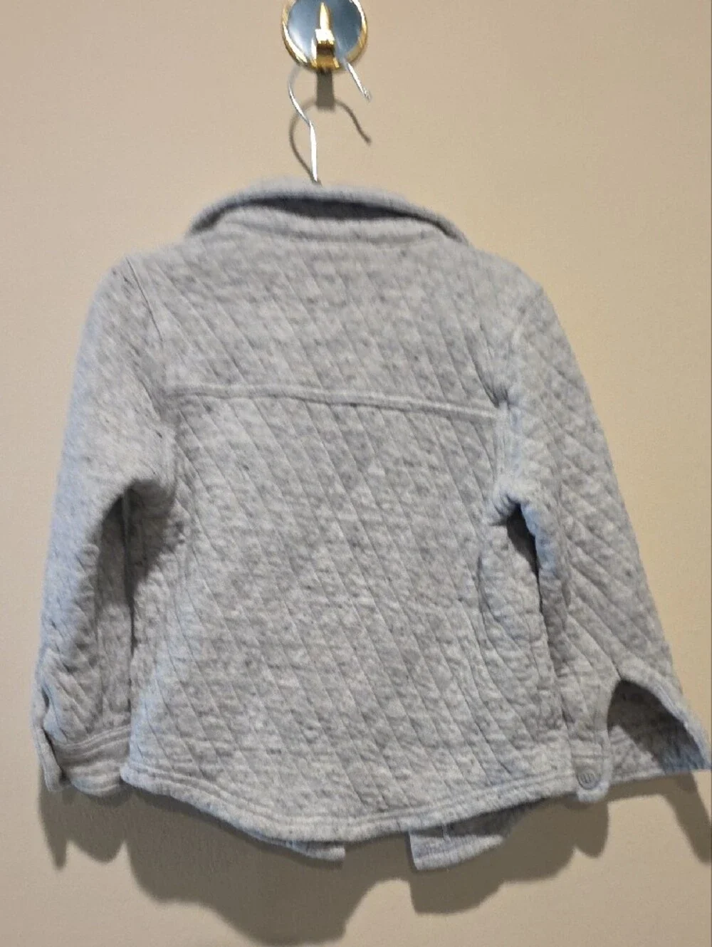 Osh Kosh Children's Quilted Jacket - Light Heather Gray Size 4t